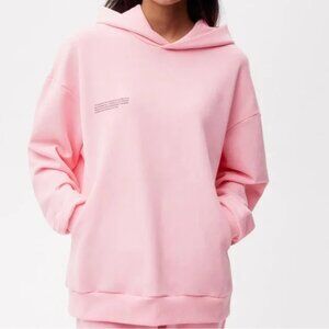 Pangaia 365 Hoodie in Sakura Pink Organic Cotton mi Portugal Sz XXS Oversized